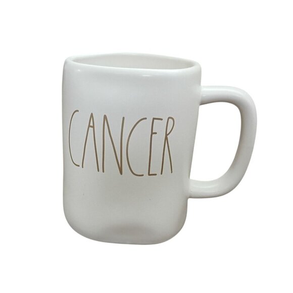 Rae Dunn Other - Rae Dunn Cancer Zodiac Mug Gold Lettering White Artisan Collection Coffee
